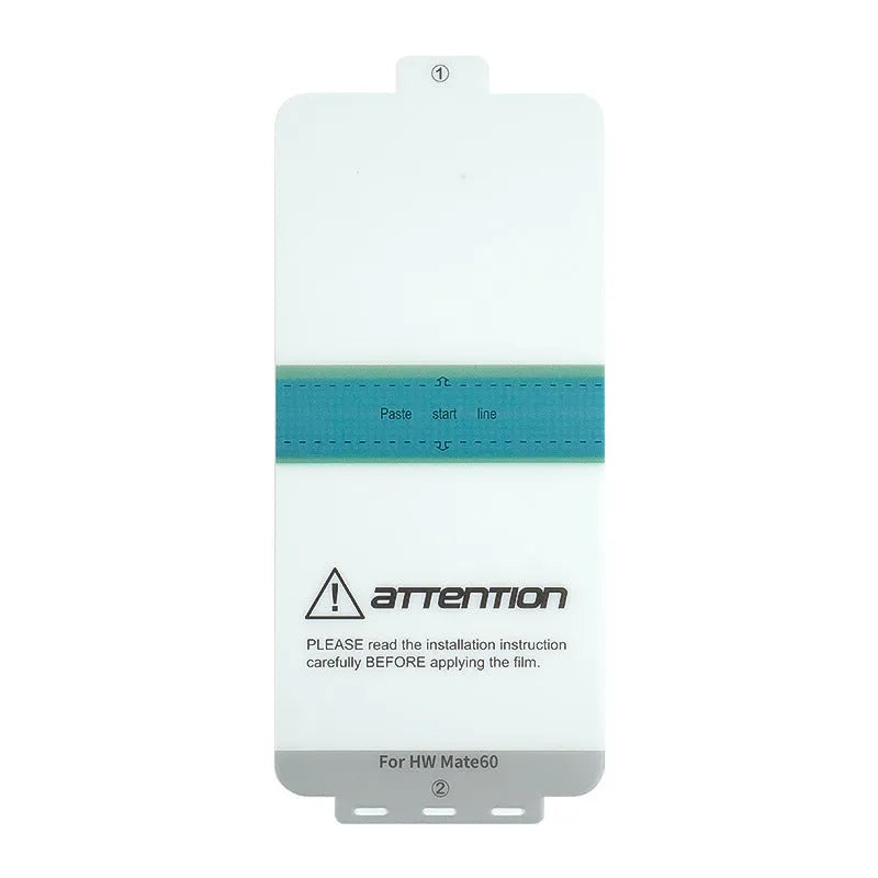 TPU screen protector for Huawei Mate60 phones with anti-fingerprint coating and application tools