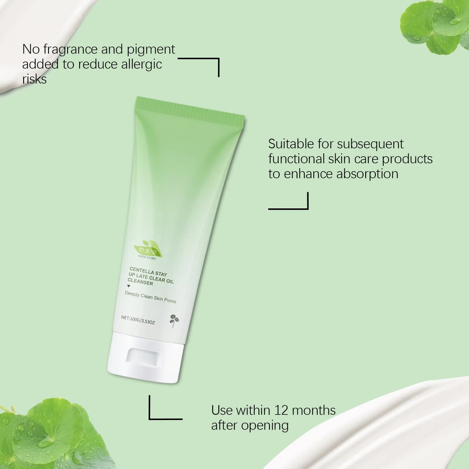 Centella Stay Up Late Clear Oil Cleanser 100g bottle with clear balm formula