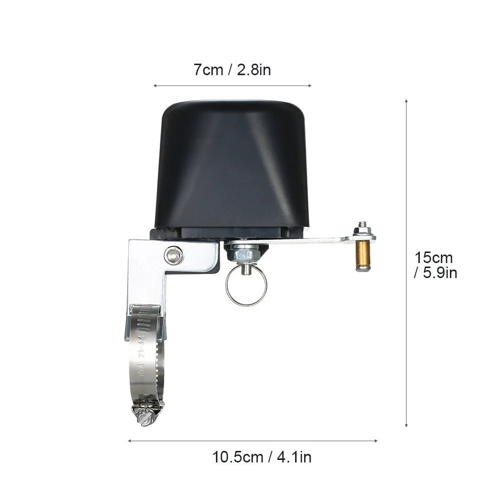 Zigbee wireless remote control valve with ABS fire-retardant housing, 1.6MPa, for smart home water shut-off