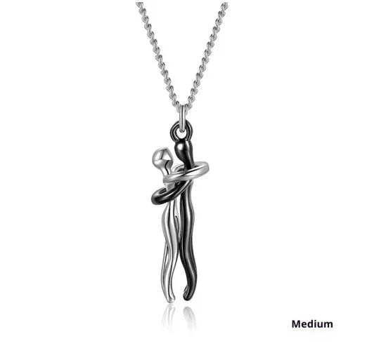 Copper collarbone pendant necklace with electroplated finish