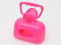 Pet toilet made from non-toxic PP plastic in blue, green, and red colours