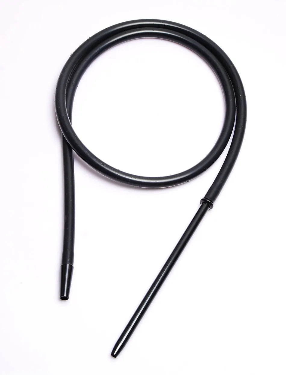 Modern aluminium hookah hose with silicone tubing in multiple colour options