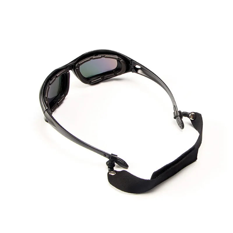 Polarized tactical sunglasses with full rim PC frame for outdoor cycling and sports activities
