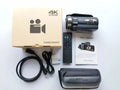 Black WIFI digital night vision camera with 3 inch LCD screen and 37mm lens mount