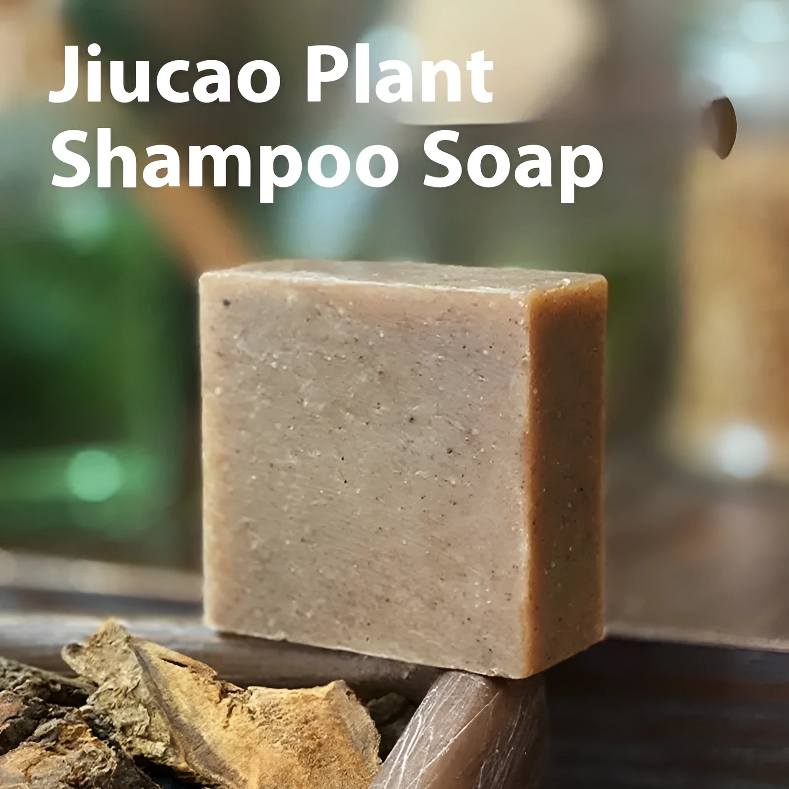 72g cold process herbal shampoo soap bar without silicone oils for regular hair