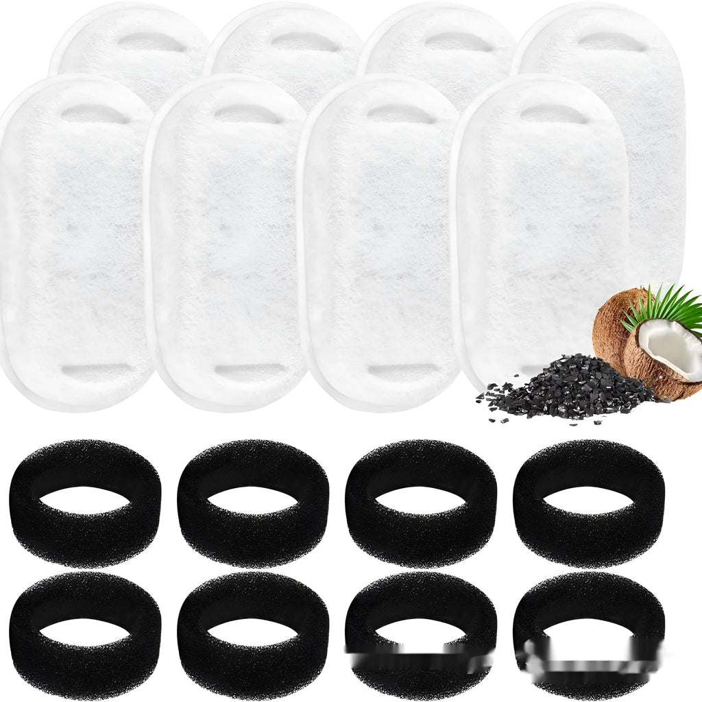 Non-woven fabric and charcoal cat water dispenser filter element in box