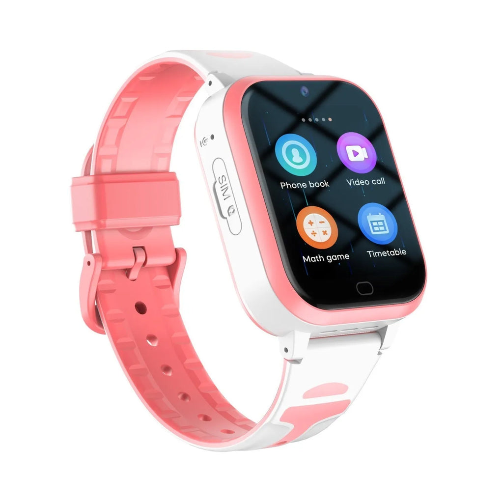 Children's smart phone watch with 1.83-inch touchscreen showing video call interface