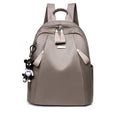 Medium square rucksack in Oxford cloth with internal organisers and double straps