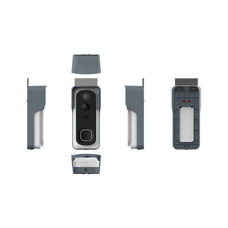 RSH-C600 grey smart WiFi doorbell camera with HD video and USB 5V power