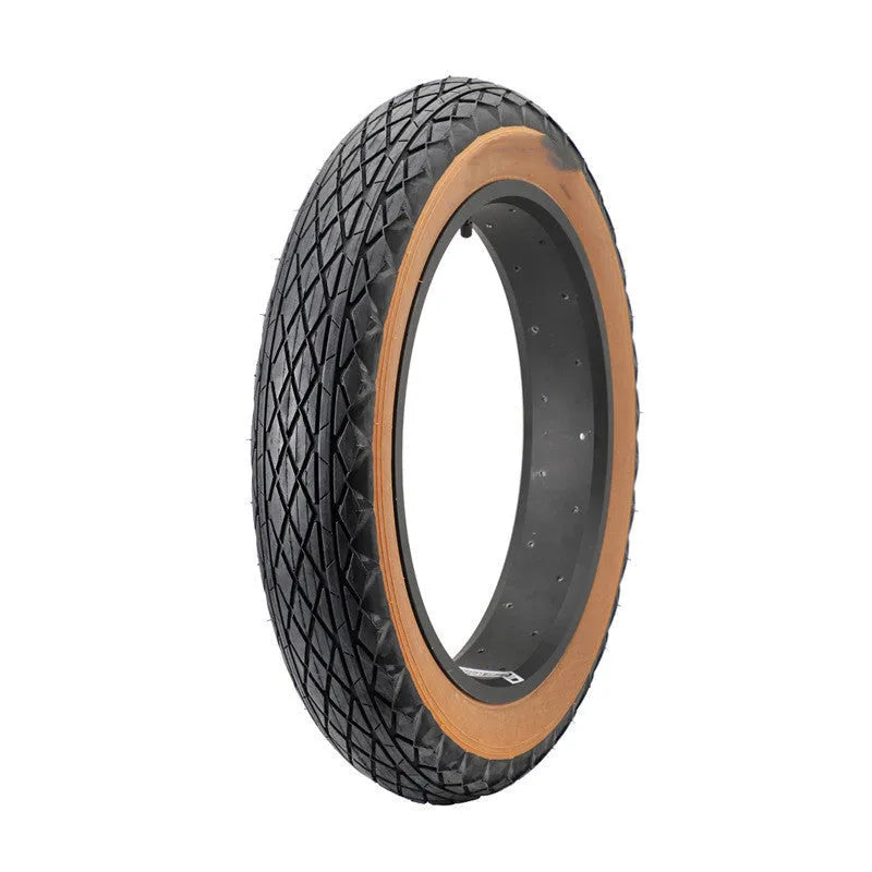 20x4.0 inch brown rubber replacement tyre for snowmobiles and electric beach cars