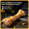 Large dog molar rod chew for dental care with roasted ox bone flavour