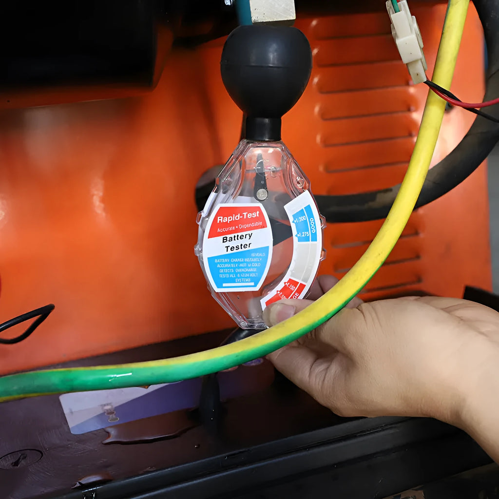 ABS suction electrolyte hydrometer for lead acid battery fluid testing with measurement scale