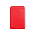 Black PU magnetic wallet case for iPhone with card holder on back