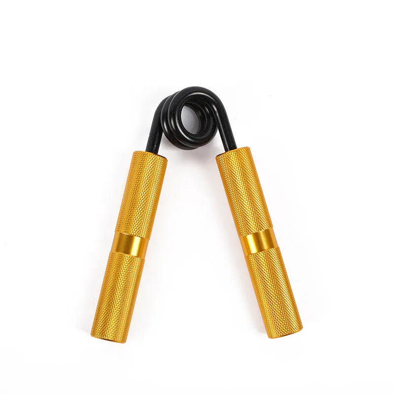 Metal spring gripper with adjustable resistance for hand rehabilitation and grip strength training