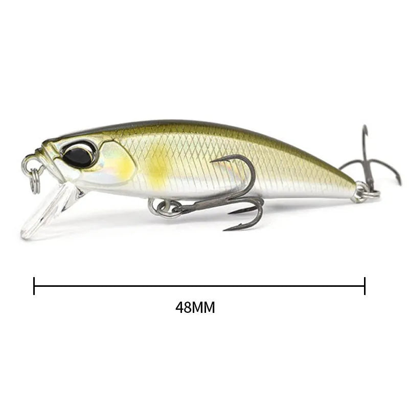 Japanese Submerged Mino fishing lure for mandarin fish and snakehead measuring 48mm