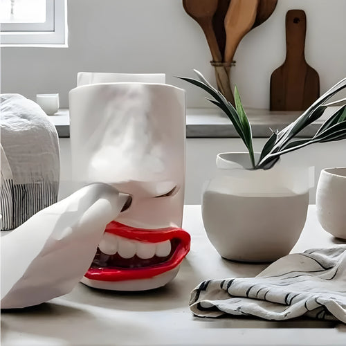 American-style resin tissue box holder desktop ornament with funny tissue paper holder design