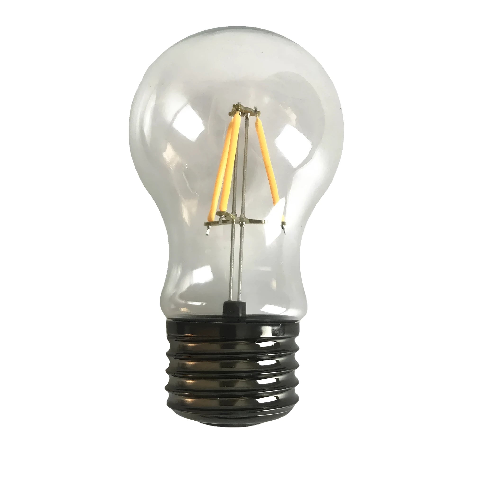 Magnetic levitation bulb night light in solid wood colour with floating bulb and plastic lamp holder