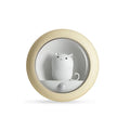 Creative cute cat night light with dual sensor and USB charging in pink option