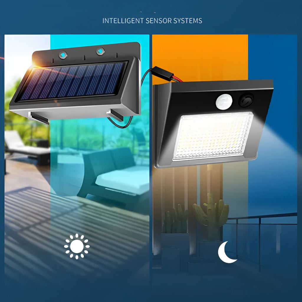 Solar light outdoor garden light with motion sensor, ABS chassis, marble shade, and LED white light