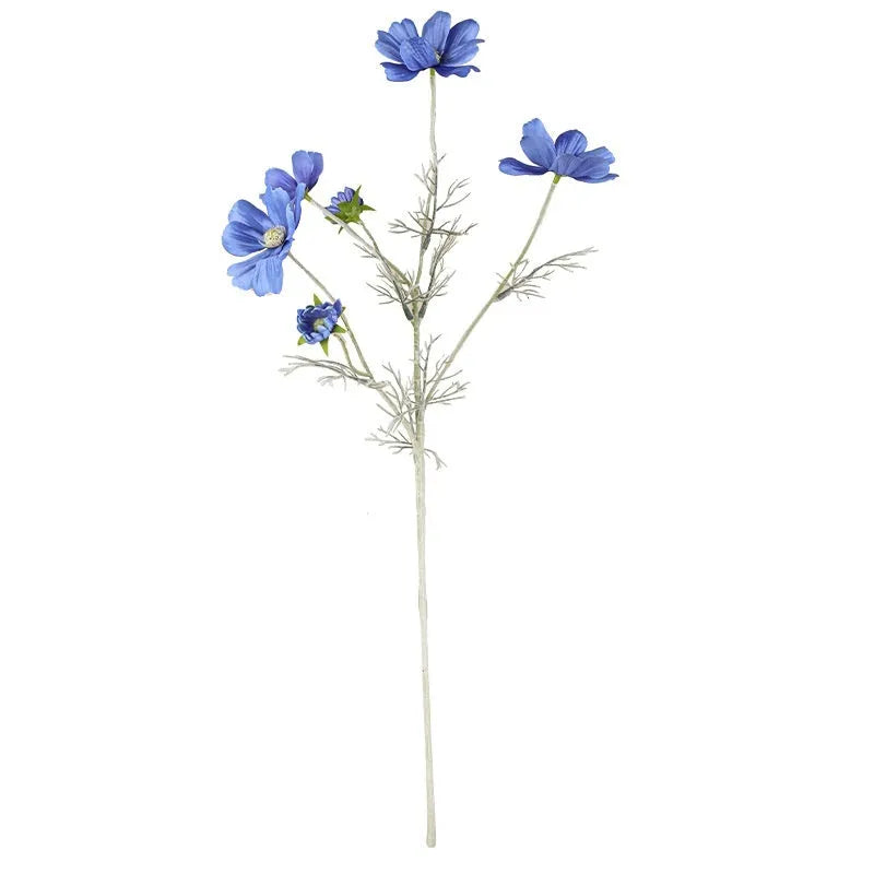Small Persian chrysanthemum fake bouquet photography prop in multiple colours plastic and silk flower construction