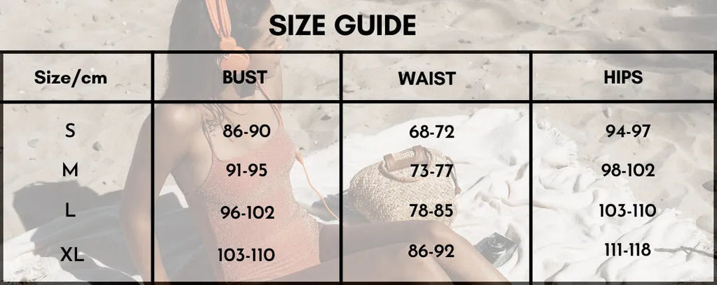 Women's gold button one-piece swimsuit with matching skirt in assorted colours