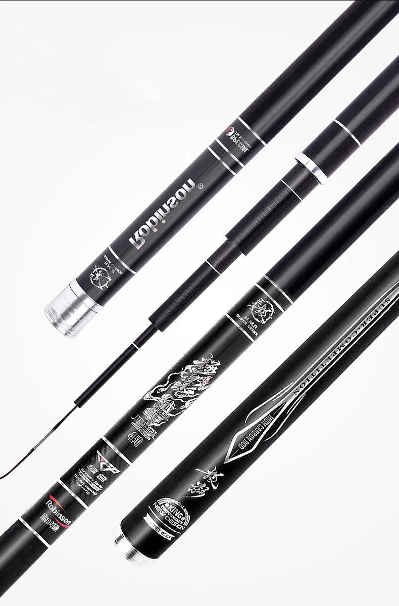 Carbon fishing rod super hard super light 28 tone wild fishing in 2.7m length with 3 sections