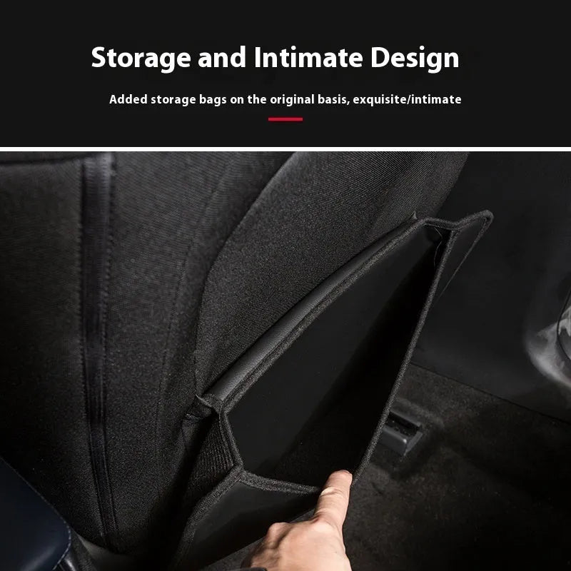 Anti kick pad for rear air outlet of 20-23 Mazda 3 Axela Atz, thin design, single piece