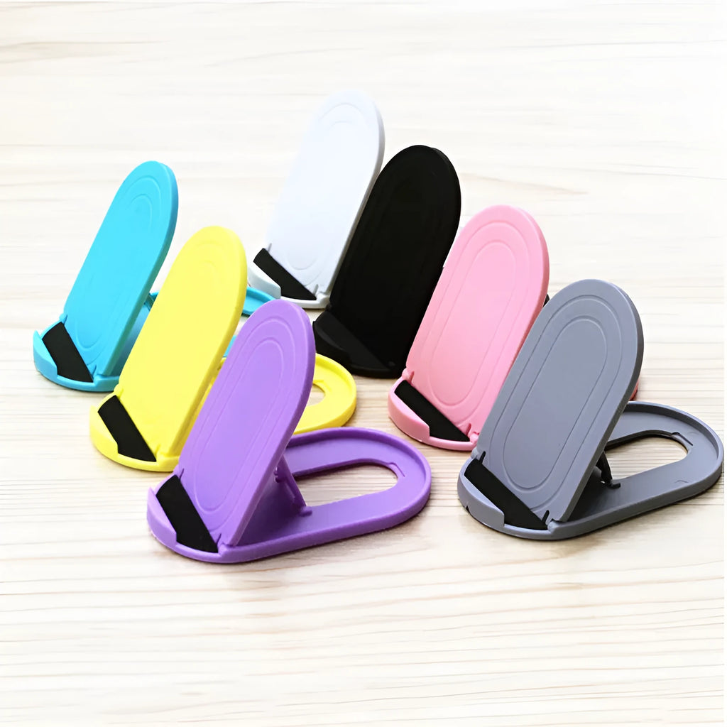 Plastic adjustable lazy bracket mobile phone stand in multiple colour options