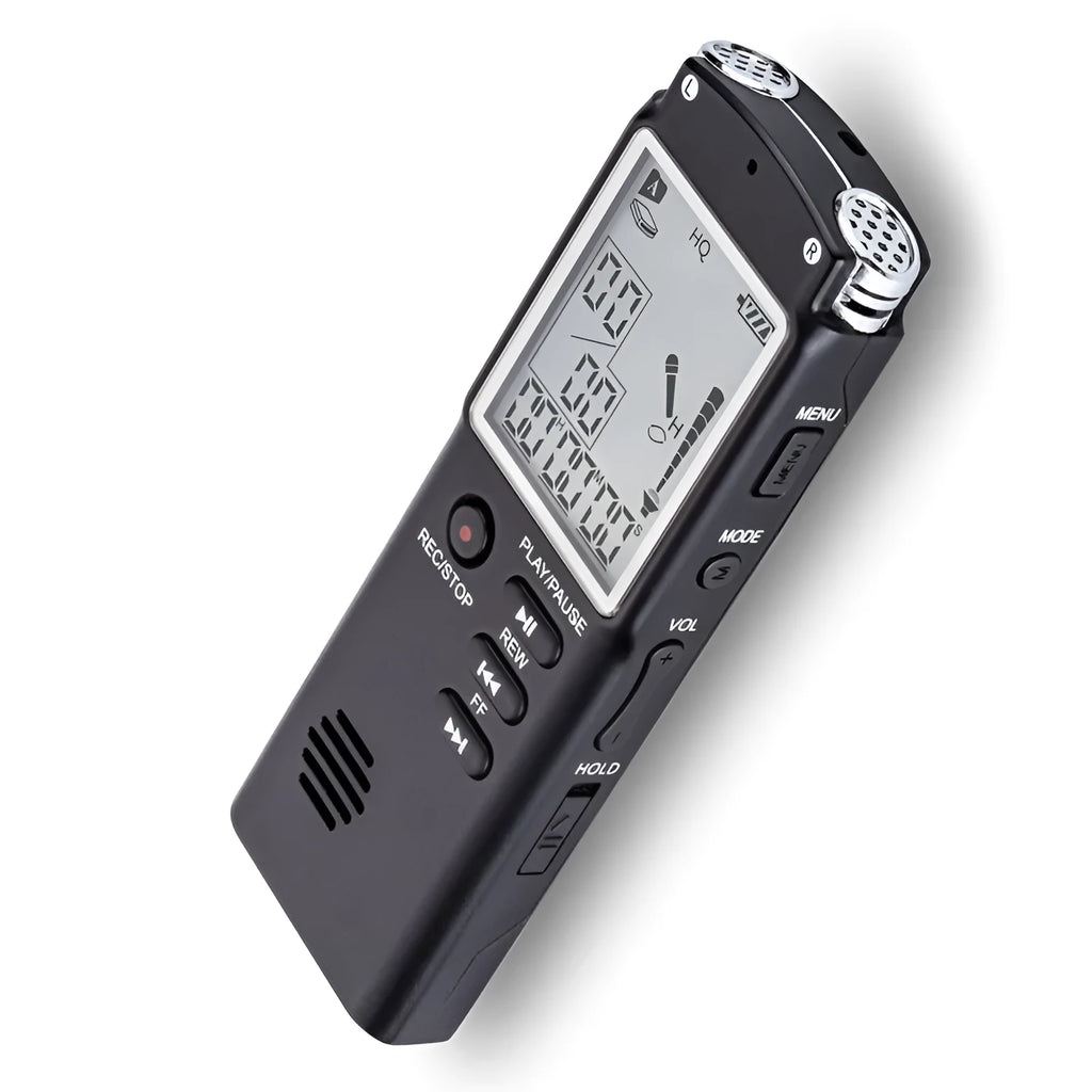 Original USB professional voice recorder with 8GB memory, built-in microphone, and telephone recording feature
