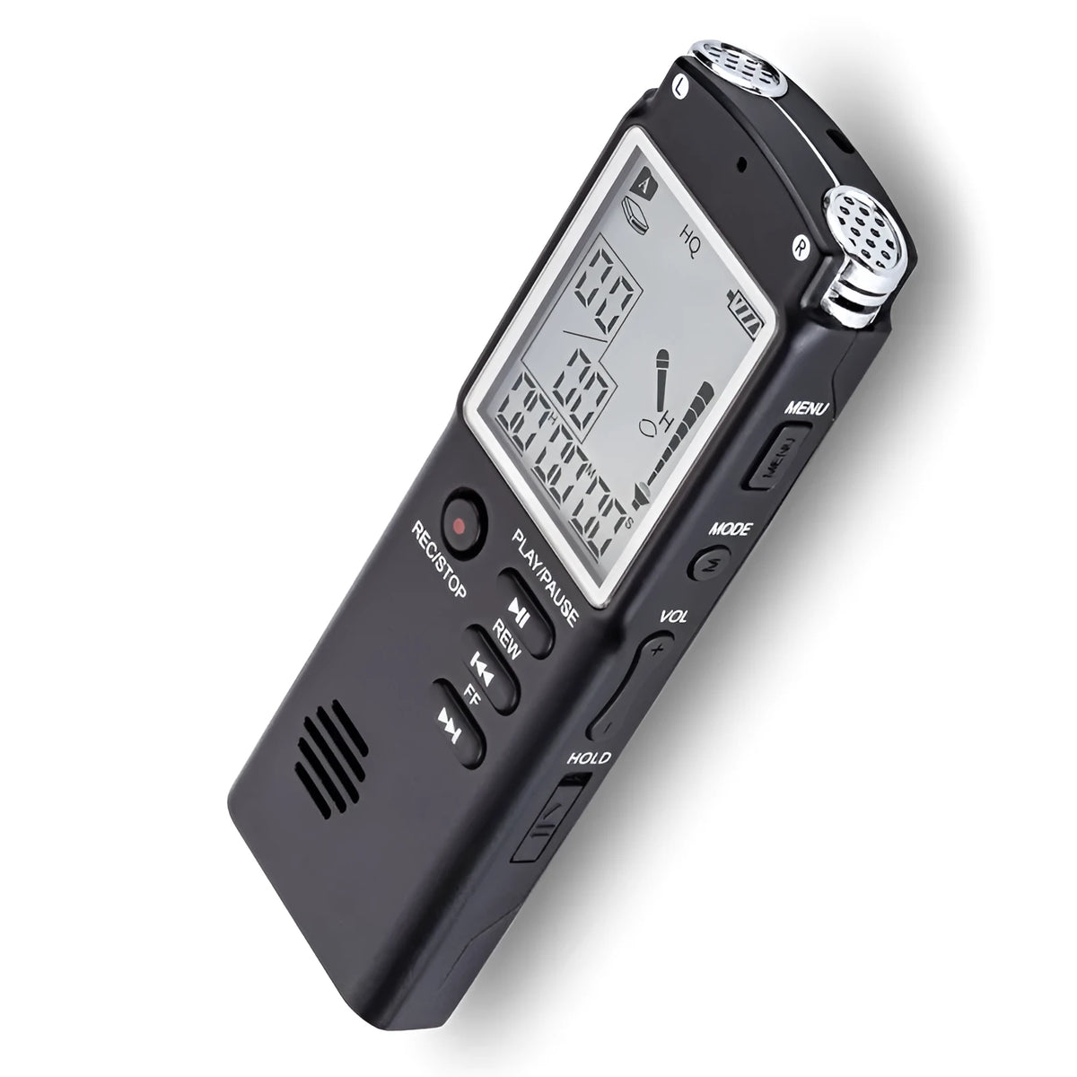Original USB professional voice recorder with 8GB memory, built-in microphone, and telephone recording feature