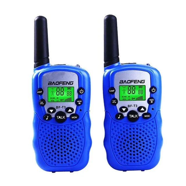 Children's walkie talkie set in assorted colours with 22-channel capability