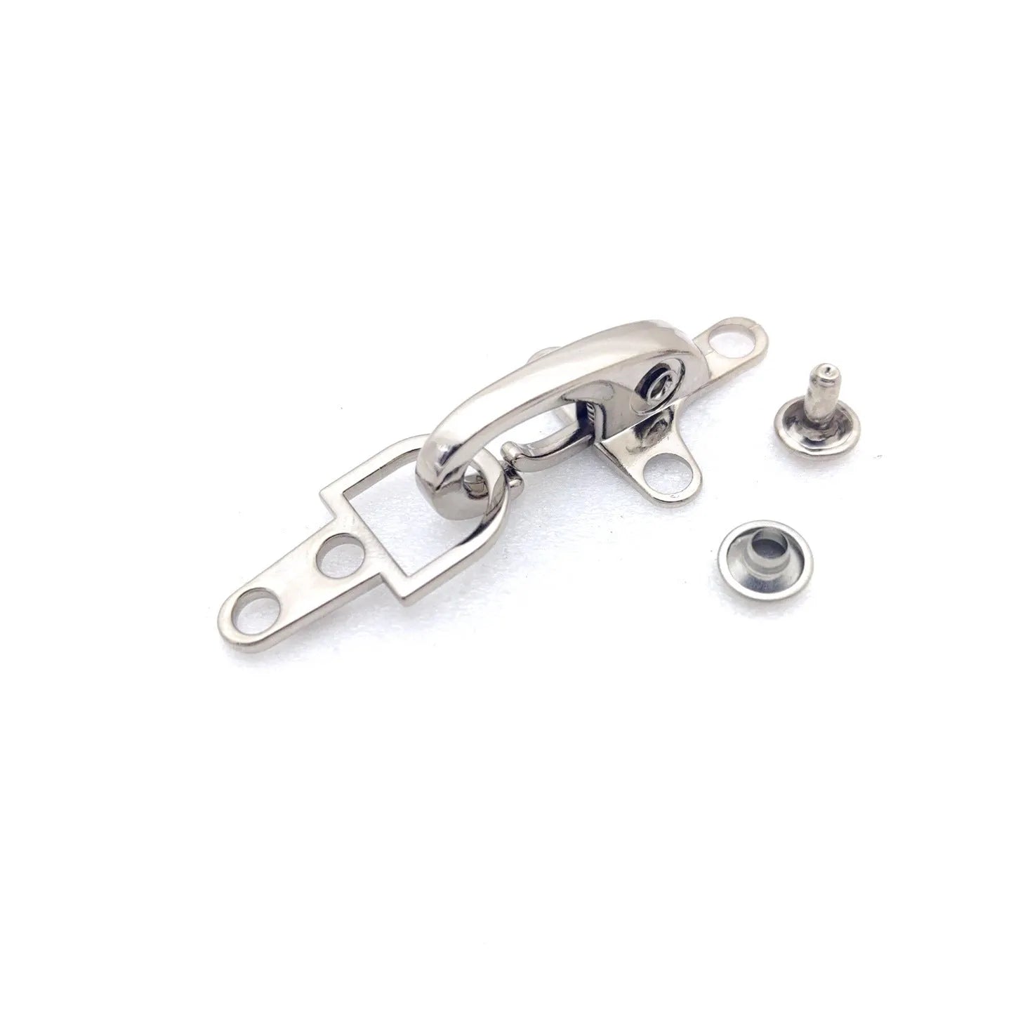 Alloy metal aircraft buckle decoration measuring 5.85cm in bronze, gold, gun colour, and silver finishes