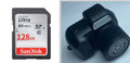 Black Y3000 HD outdoor sports camera with 0.96-inch display screen on compact ABS body