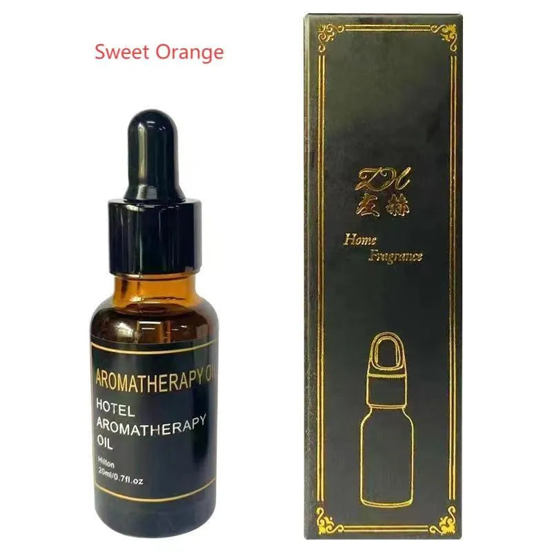Girls' Light Perfume aromatherapy set showing ten 20ml essential oil bottles in various fragrances for crystal diffusers.