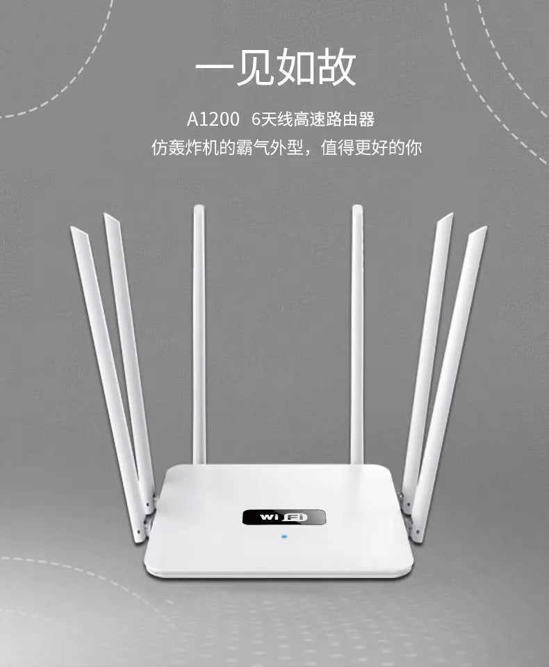 Black and white dual-band 5G router with wall-through Wi-Fi coverage for whole home connectivity