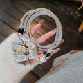Three-dimensional butterfly USB cable protection sleeve with silver foil design for Apple 20W charger
