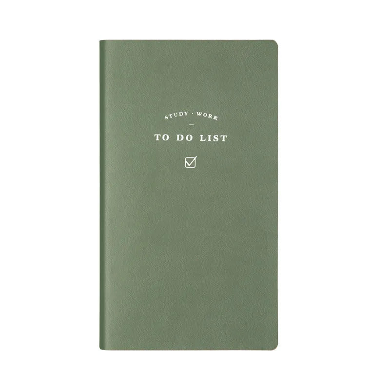 A 48K to-do list notebook with a PU cover in blue, showing its 96 pages of eye protection paper.