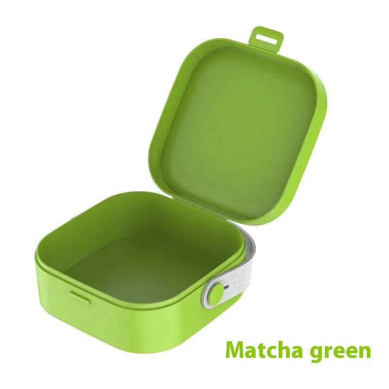 Medium portable storage box for data cables and Bluetooth headsets in Nordic White colour