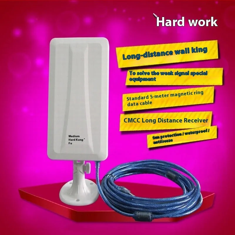 White high power USB wireless network card with type USB interface