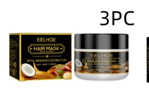 Nourishing hair mask conditioner in 50ml tube for deep repair and frizz control