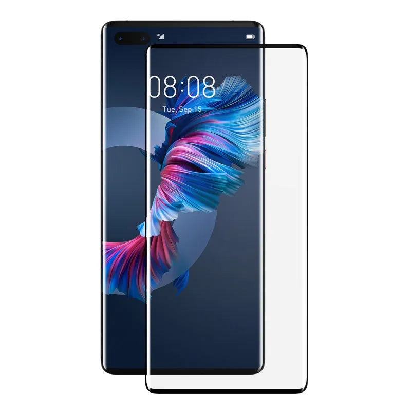 Baseus 0.25mm full rubber tempered glass screen protector for Huawei Mate40 series in black
