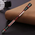 Frosted silica gel anti-slip grip rotary fountain pen with 0.35mm nib