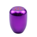 Universal manual car gear shift knob kit with aluminium sleeve and three rubber adapter sleeves