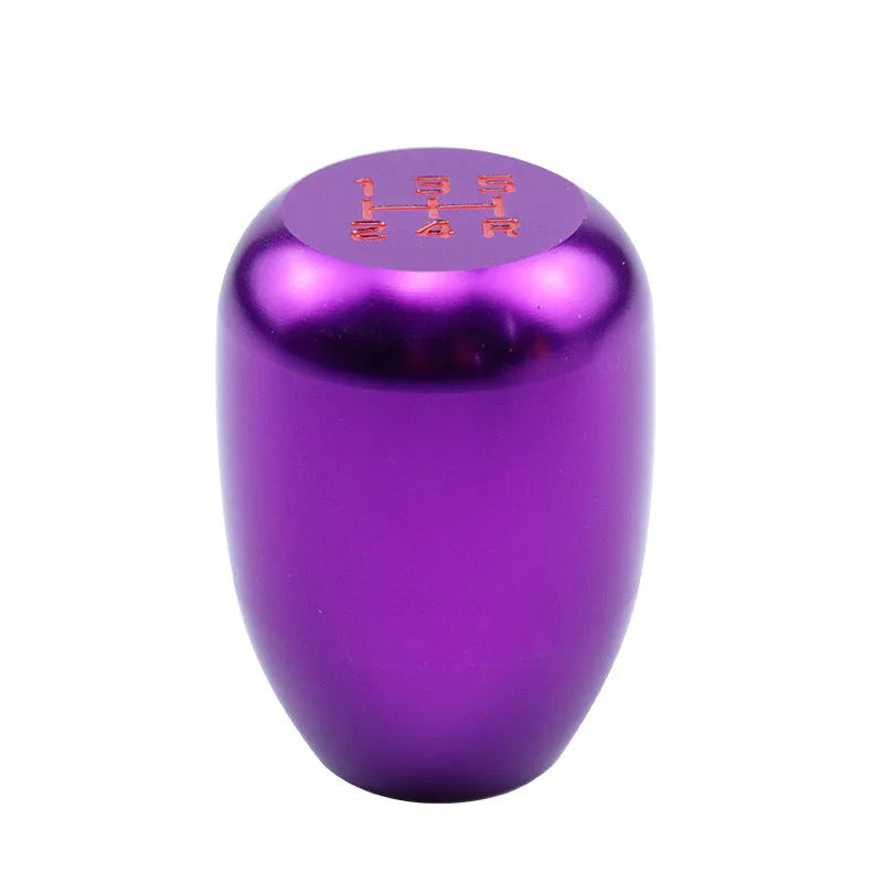 Universal manual car gear shift knob kit with aluminium sleeve and three rubber adapter sleeves