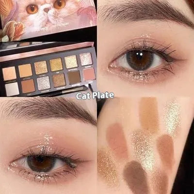 Explorer twelve-colour animal eye shadow palette showing multiple animal-inspired design options