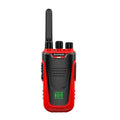 Red and yellow high-power 10W two-way intercom for hotel, restaurant, or family use.