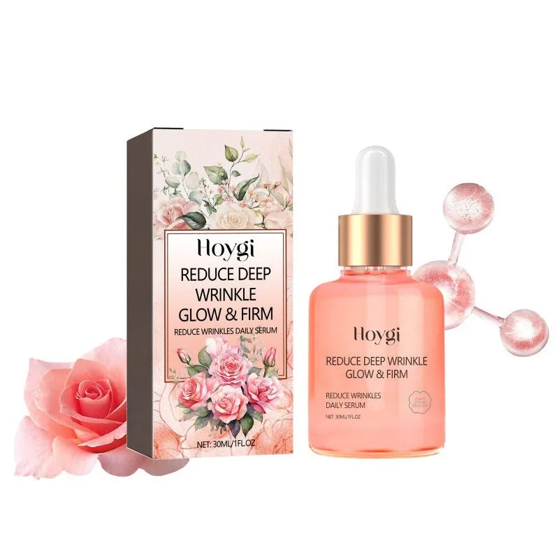 30ml rose essential oil bottle for skin care with smoothing and brightening properties