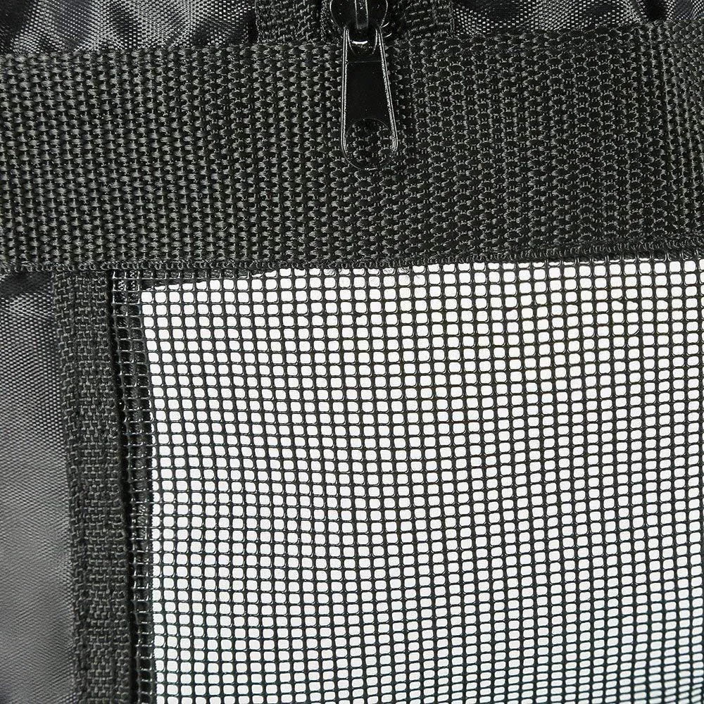 Black cat cleaning bag with anti-scratch design for baths and medication administration