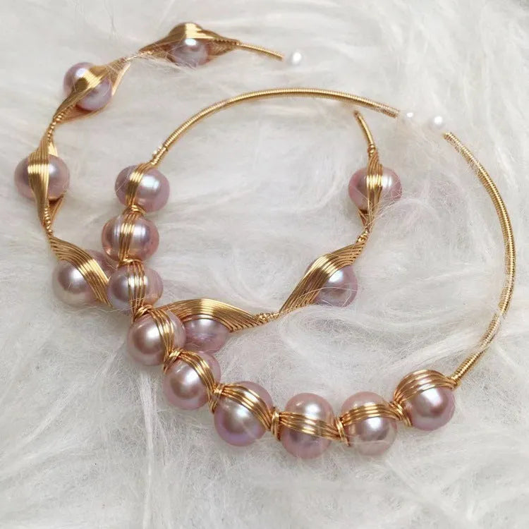 Women's freshwater pearl bracelet unisex style travel commemoration gift first model