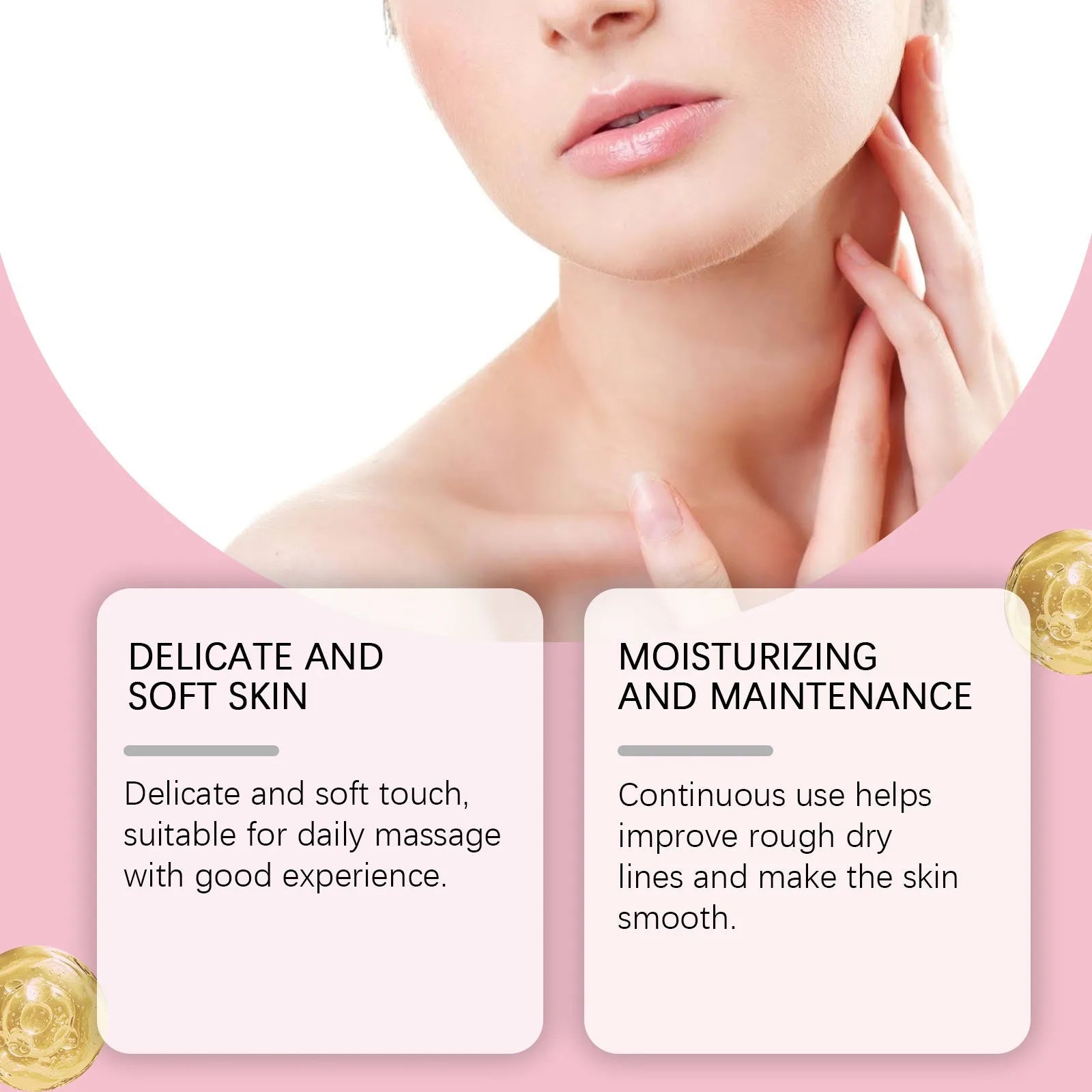 60ml bottle of moisturising body oil for universal skin types